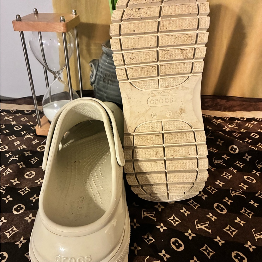 Crocs Mega Crush Clog In Cream - image 3